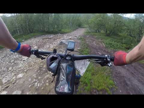 Kaldoaivi Ultra Trail MTB 2021 130km loppulasku