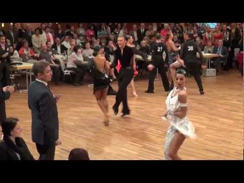 Pavel Zvychaynyy - Marina Sergeeva. Deutsche Meisterschaft Latein 2012. Jive