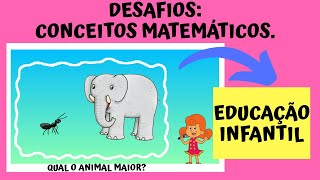Atividades Conceitos Matemáticos Educação Infantil