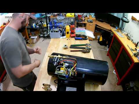 Pid forced heater conversion for powder coat oven