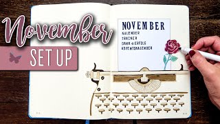 NOVEMBER Bullet Journal SETUP 2019 | deutsch | plan with me