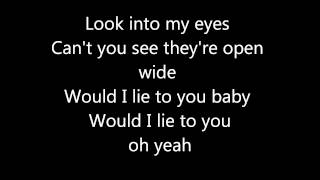 Would I lie to you by Charles and Eddie with lyrics