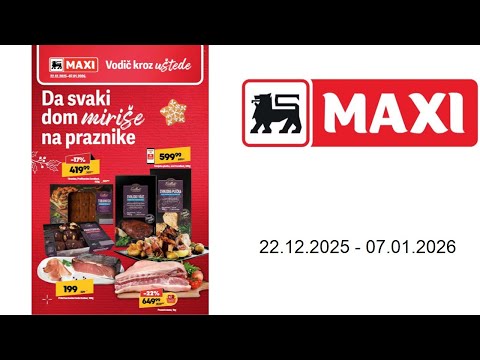 Maxi katalog - Nedeljni katalog - 22.12.2025-07.01.2026