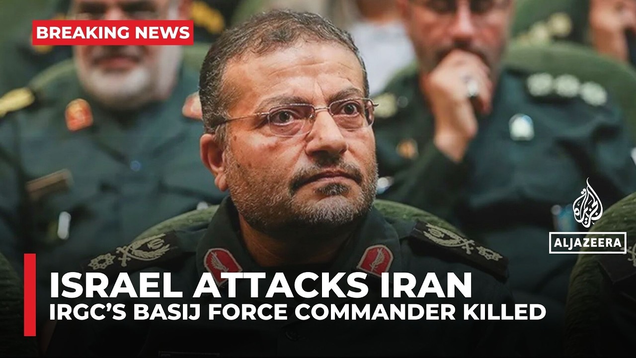 Israel says it has killed IRGC’s Basij force commander Gholamreza Soleimani