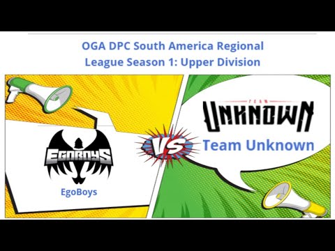 🔴 [Dota 2 Live English] EgoBoys VS Team Unknown | DPC 202- South America Upper Div