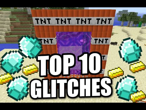 Skippy 6 Gaming - Minecraft Bedrock - TOP 10 GLITCHES 💎 [ Tutorial ]💎  PS4 / MCPE / Xbox / Windows