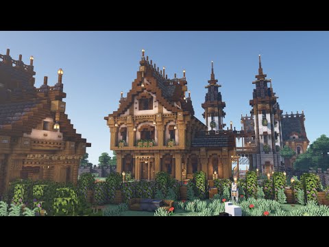 Fantasy Big House - Minecraft Build Process