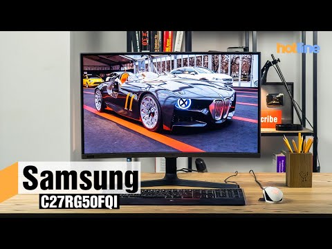 Монитор Samsung LC27RG50FQIXCI серый-черный - Видео