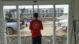 ประตูเลื่อนบานคู่