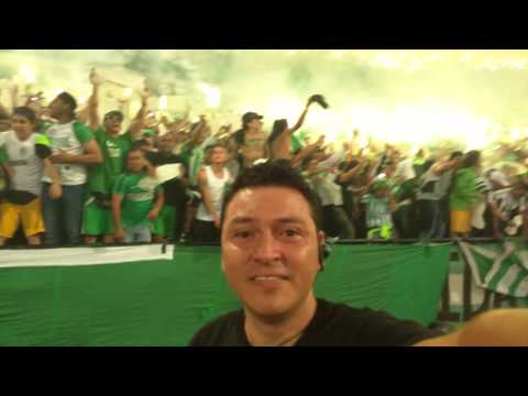 "Salida Nacional vs Independiente del Valle" Barra: Los del Sur • Club: Atlético Nacional