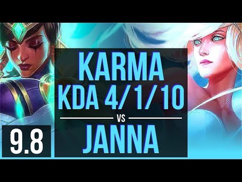 Carry your team as KARMA & Miss Fortune vs JANNA & Ezreal (SUPPORT) | EUW Challenger | v9.8