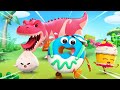 Go Away Dino Learn Colors Yummy Foods Animation For Kids Kids Cartoon BabyBus