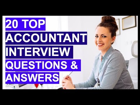 TOP 20 ACCOUNTANT Interview Questions And Answers!