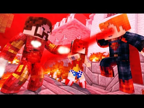Minecraft: HARDCORE CIVIL WAR #2 - THE POWERS OF IRON MAN!!