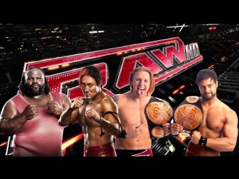 Mark Henry & Yoshi Tatsu vs The Nexus (Heath Slater & Justin Gabriel)