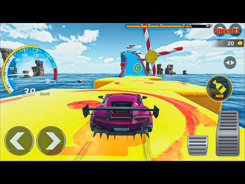 Drive Mega Ramp Car Stunts 3d Simulator - Impossible Track Gt Racing Games - Android Gameplay