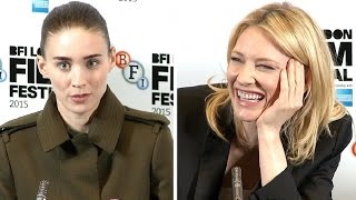 Rooney Mara &amp; Cate Blanchett Interview - Falling In Love