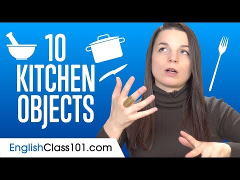 10種廚房物件的英文 (10 Kitchen Objects in English)