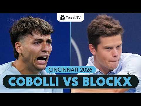 Flavio Cobolli vs Alexander Blockx Rollercoaster Match 🎢 | Cincinnatti 2026