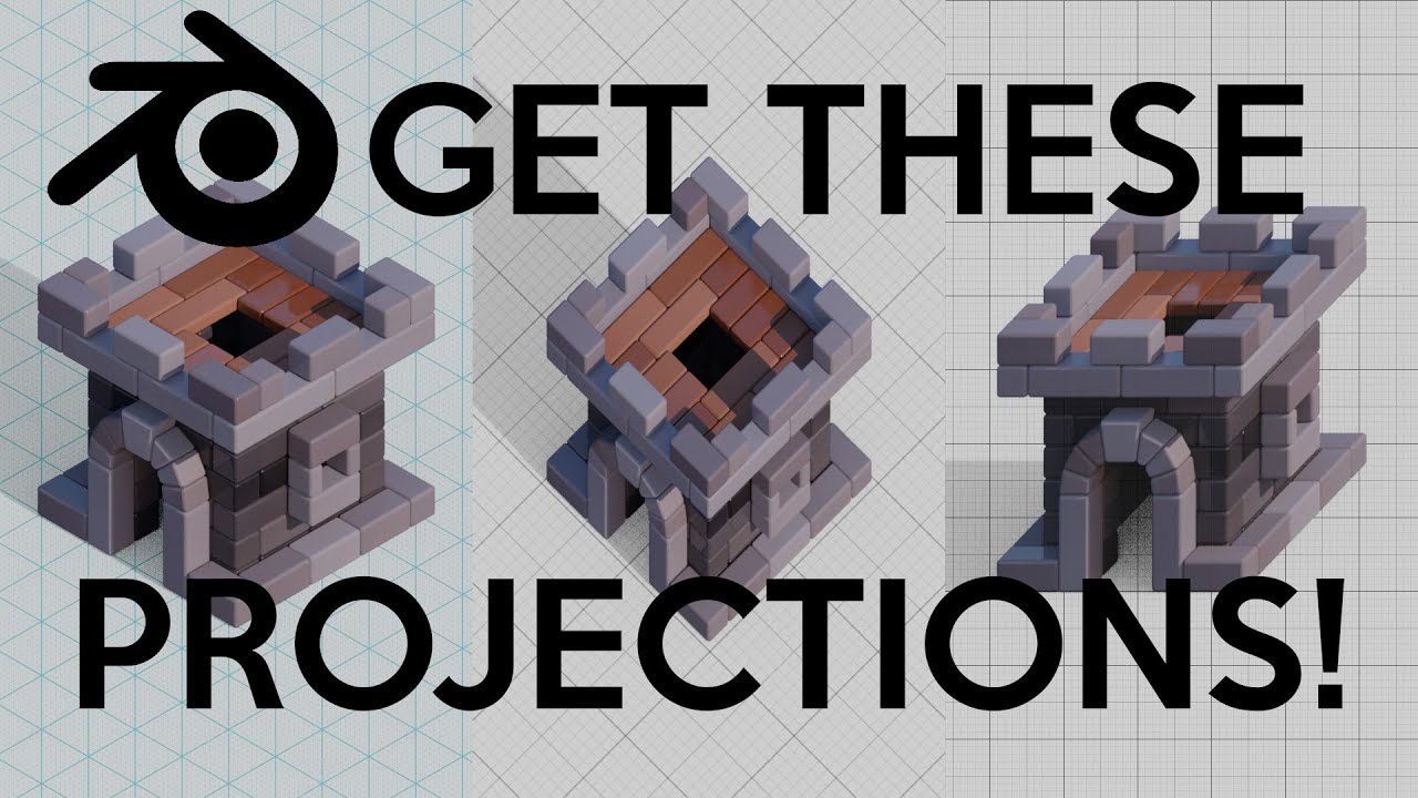 Blender Tutorial - Oblique Projections