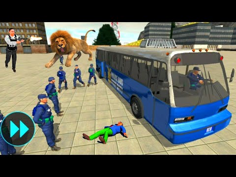 US Police Bus Mountain Driving Simulator - bus Simulator || gameplay 65 || - Android Gameplay