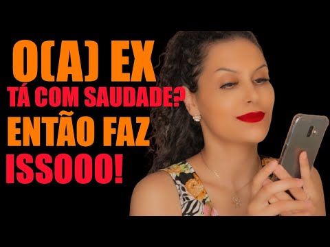 MEU EX LIGOU DIZENDO QUE ESTÁ COM SAUDADES O QUE FAZER