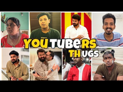 Top Malayalam Youtubers thugs ❗️| Thug life | Mallu thugs
