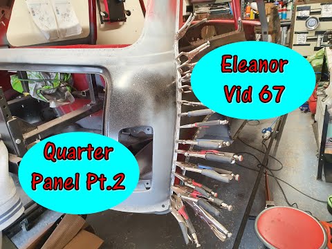 Classic Mini Restoration: Eleanor Video 67 Rear Quarter Panel Replacement Part 2