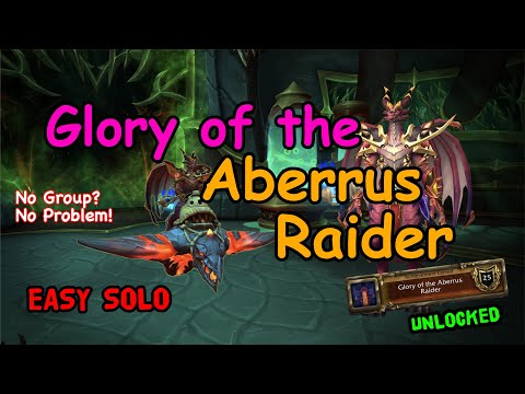 Solo Glory of the Aberrus Raider – All 9 Achievements Fast