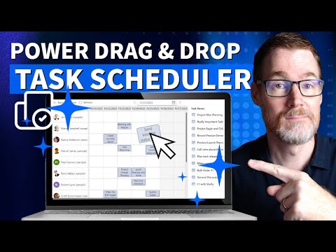How to build a Drag And Drop Task Scheduler in Power Apps