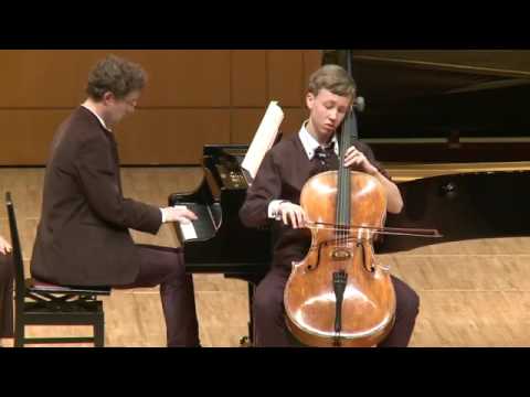 Jonathan Roozeman | Schubert | Sonata for Arpeggione & Piano | 2013 Gaspar Cassado Cello Comp