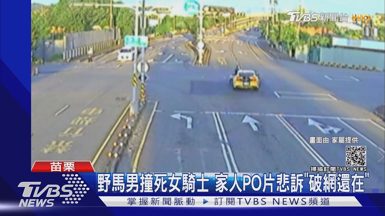 野馬男撞死女騎士 家人PO片悲訴「破網還在」