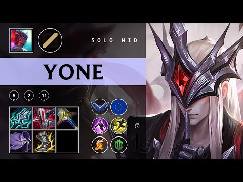 Yone Mid vs LeBlanc - EUW Diamond Patch 25.22