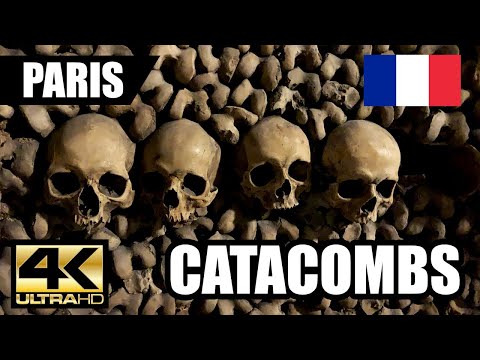【4K】Paris Catacombs | Exploring Underground Ossuary Of More Than 6 Million Parisians