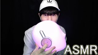 【ASMR】ステンレスの耳に指で耳かき・少し囁き声『金属のカリカリ,カタカタ音』