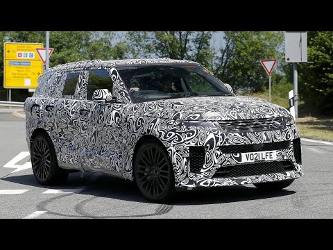 2023 Range Rover Sport SVR Spied Testing at Nürburgring