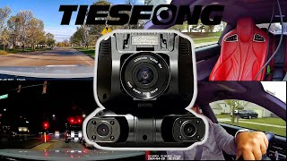 The BEST Dash Cam?! 4 Cameras in 1! Tiesfong M10MAX - Unboxing & TEST footage