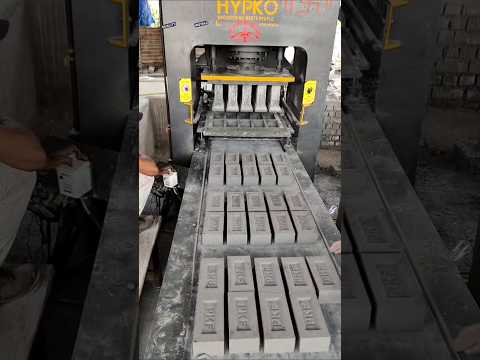 Top Quality Fly Ash Bricks || 10 KVT Fly Ash Brick Machine #machine #hypko  #construction