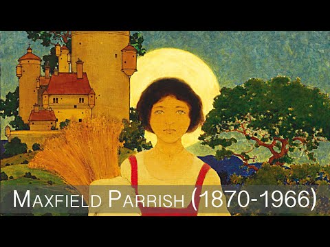Maxfield Parrish: Friendship Between Painting and Illustration (Amistad entre pintura e ilustración)