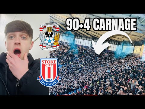 INSANE COVENTRY CARNAGE in 94 MINUTE to BEAT STOKE *Coventry 2-1 Stoke*