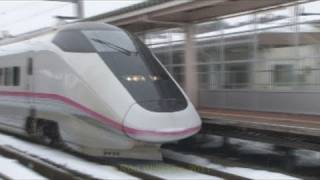 preview picture of video '日本の列車 : こまち Komachi 28 at Kakunodate'