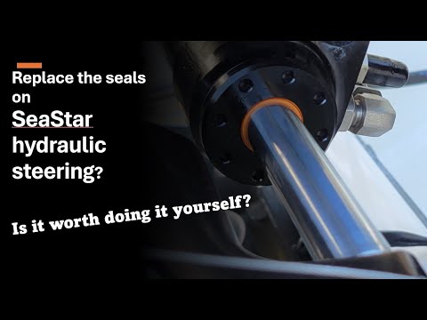 How to replace seals on SeaStar Hydraulic Streering system.