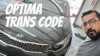 2016 Kia Optima Transmission Issue and Steering Angle Sensor Calibration.