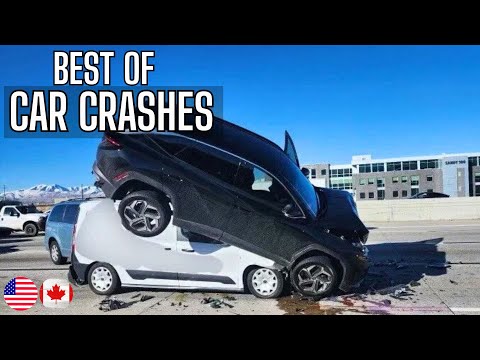 Best of Car Crashes Compilation | USA & Canada - 34