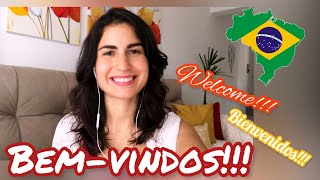Bem-vindos ao canal. Português com Camila
