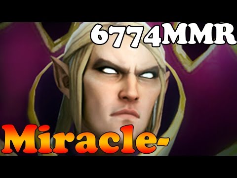 Dota 2 - Miracle- 6774 MMR Plays Invoker vol 6 - Ranked Match Gameplay