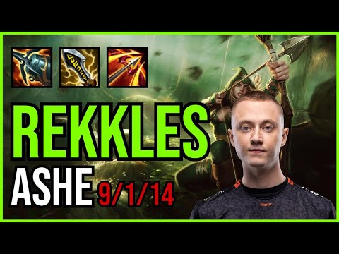 REKKLES - ASHE vs. TRISTANA ADC | EUW CHALLENGER | PATCH 11.2