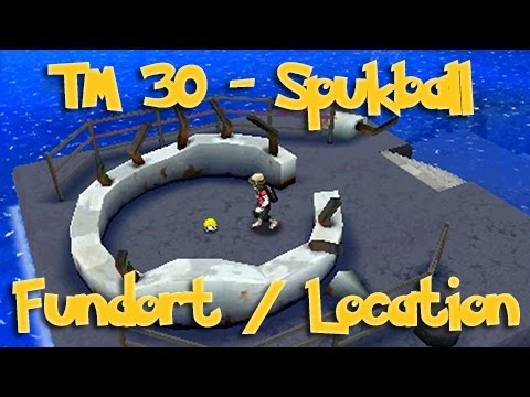 Pokémon Sonne / Mond: TM 30 - Spukball / Shadow Ball - [Fundort / Location]