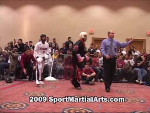 Kyle Richards v Jack Felton - Men's team sparring eliminations - 2009 NBL Supergrands