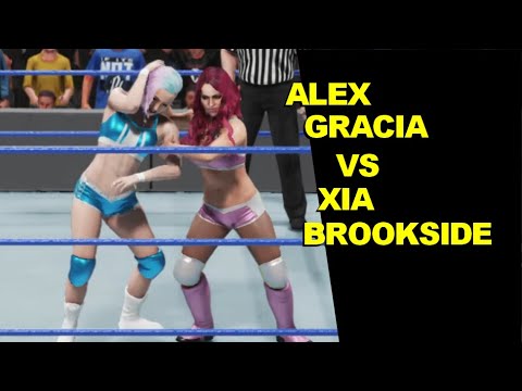 WWE 2K19 Alex Gracia vs Xia Brookside - No Holds Barred